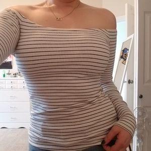 off the shoulder dynamite long sleeve